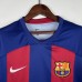 23/24 Barcelona Home Red Blue Jersey Kit short sleeve-4764020