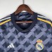 23/24 Real Madrid Away Black Gray Jersey Kit short sleeve-986374