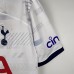 23/24 Tottenham Hotspur Home White Gray Jersey Kit short Sleeve (Shirt + Short + Socks)-6430907