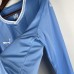 23/24 Manchester City Home Blue Jersey Kit Long Sleeve (Long Sleeve + Short + Socks)-9755603