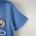 23/24 Manchester City Home Blue Women Jersey Kit short Sleeve (Shirt + Short + Socks)-4544907