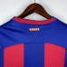 23/24 Barcelona Home Blue Red Jersey Kit short Sleeve (Shirt + Short + Socks)-2997677