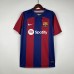 23/24 Barcelona Home Blue Red Jersey Kit short Sleeve (Shirt + Short + Socks)-2997677