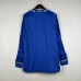 2023 Italy Home Blue Jersey Kit Long Sleeve (Long Sleeve + Short)-2162704