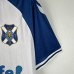 23/24 Hummel Tenerife Home White Blue Jersey Kit short sleeve-8638380