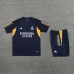 23/24 Real Madrid Navy Blue Training jersey Kit short sleeve (Shirt + Short)-6549589