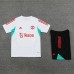 23/24 Manchester United M-U White Training jersey Kit short sleeve (Shirt + Short)-3440470