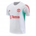 23/24 Manchester United M-U White Training jersey Kit short sleeve (Shirt + Short)-3440470