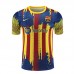 23/24 Barcelona Yellow Blue Training jersey Kit short sleeve (Shirt + Short)-5291471