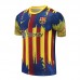 23/24 Barcelona Yellow Blue Training jersey Kit short sleeve (Shirt + Short)-5291471