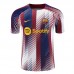 23/24 Barcelona White Red Training jersey Kit short sleeve (Shirt + Short)-1913215