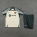 23/24 Barcelona khaki Gray Training jersey Kit short sleeve (Shirt + Short)-4312515