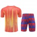 23/24 Barcelona Orange Yellow Training jersey Kit short sleeve (Shirt + Short)-316993