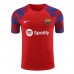 23/24 Barcelona Red Blue Training jersey Kit short sleeve (Shirt + Short)-2188288