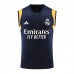 23/24 Real Madrid Navy Blue Training jersey Kit Sleeveless vest (vest + Short)-308442