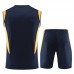 23/24 Real Madrid Navy Blue Training jersey Kit Sleeveless vest (vest + Short)-308442