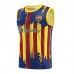 23/24 Barcelona Yellow Blue Training jersey Kit Sleeveless vest (vest + Short)-9544931