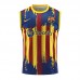 23/24 Barcelona Yellow Blue Training jersey Kit Sleeveless vest (vest + Short)-9544931