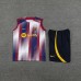 23/24 Barcelona White Red Training jersey Kit Sleeveless vest (vest + Short)-2241722