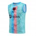 23/24 Barcelona Blue Pink Training jersey Kit Sleeveless vest (vest + Short)-9616354