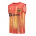 23/24 Barcelona Orange Yellow Training jersey Kit Sleeveless vest (vest + Short)-6185421