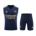 23/24 Arsenal Navy Blue Training jersey Kit Sleeveless vest (vest + Short)-456735