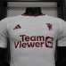 23/24 Manchester United M-U Second Away White Jersey Kit short sleeve (Player Version)-5541977