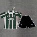 23/24 Kids Manchester United M-U Away Green White Kids Jersey Kit short Sleeve (Shirt + Short + Socks)-1992789