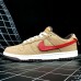 SB Dunk Low Running Shoes-Khaki/White-5593596