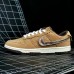 SB Dunk Low Running Shoes-Khaki/White-5593596