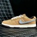 SB Dunk Low Running Shoes-Khaki/White-5593596