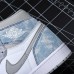 Air Jordan 1 AJ1 High Running Shoes-White/Blue-5850355