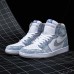 Air Jordan 1 AJ1 High Running Shoes-White/Blue-5850355