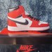 Air Jordan 1 AJ1 High Running Shoes-White/Red-9417349