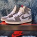 Air Jordan 1 AJ1 High Running Shoes-White/Gray-3459546