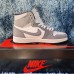 Air Jordan 1 AJ1 High Running Shoes-White/Gray-3459546