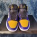 Air Jordan 1 AJ1 High Running Shoes-White/Purple-1283936