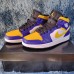 Air Jordan 1 AJ1 High Running Shoes-White/Purple-1283936