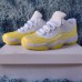 Air Jordan 11 AJ11 High Women Running Shoes-Yellow/White-6286567