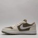 Air Jordan 1 AJ1 Running Shoes-Gray/White-7424551