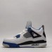 Air Jordan 4 AJ4 High Running Shoes-White/Blue-2221707