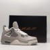 Air Jordan 4 AJ4 High Running Shoes-Gray/Silver-6435337