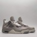 Air Jordan 4 AJ4 High Running Shoes-Gray/Silver-6435337