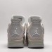 Air Jordan 4 AJ4 High Running Shoes-Gray/Silver-6435337