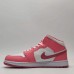 Air Jordan 1 AJ1 High Running Shoes-White/Pink-4813437