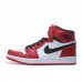 Air Jordan 1 AJ1 High Running Shoes-White/Red-6376504