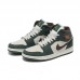 Air Jordan 1 AJ1 High Running Shoes-White/Green-6398248