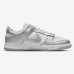 SB Dunk Low WMNS“Metallic Silver”Running Shoes-Silver/ White-4001699