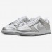 SB Dunk Low WMNS“Metallic Silver”Running Shoes-Silver/ White-4001699