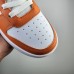 AIR FORCE 1 AF1 Running Shoes-White/Orange-9955566